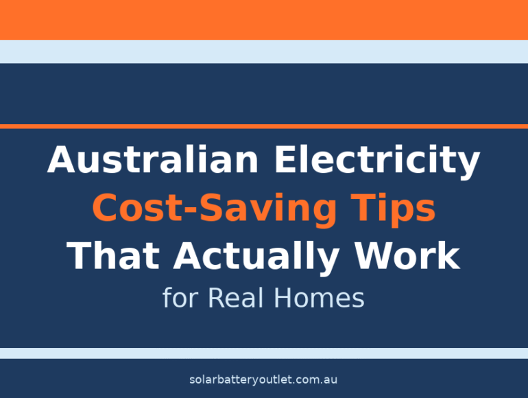 Australian Electricity Cost-Saving Tips