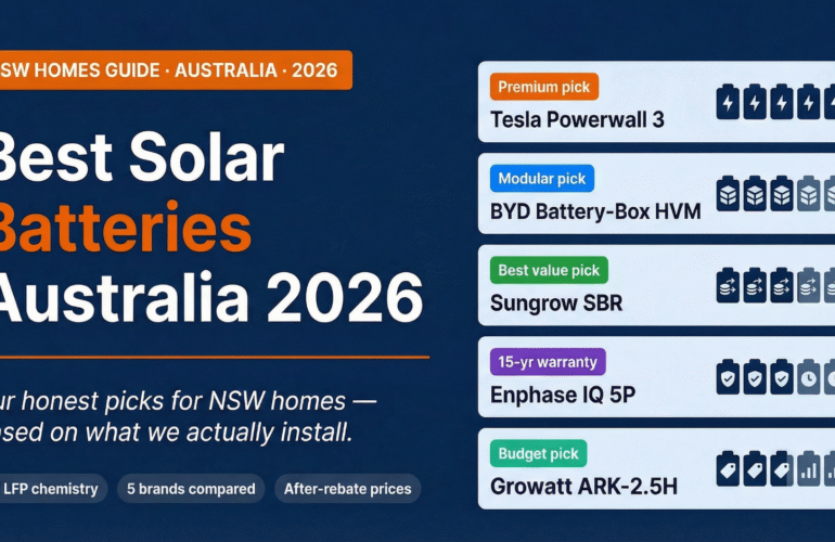 best solar batteries-australia-2026