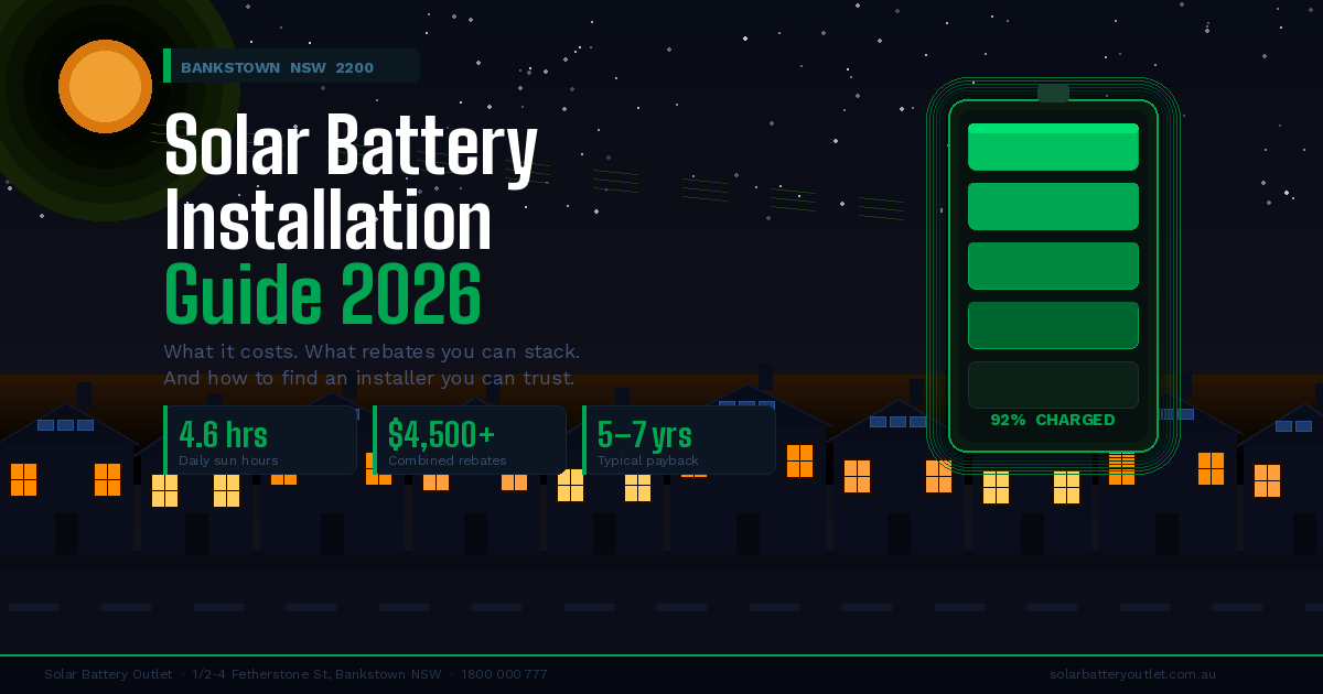 bankstown solar battery installers