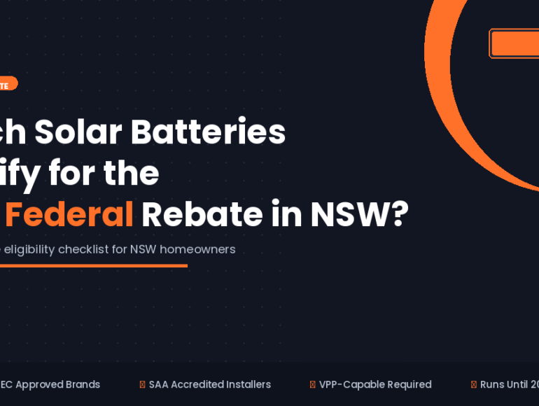 Which Solar Batteries Qualify for the 2026 Federal Rebate in NSW