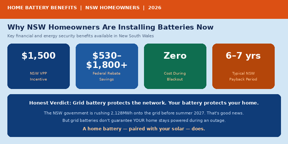 NSW homeowners are installing solar batteries