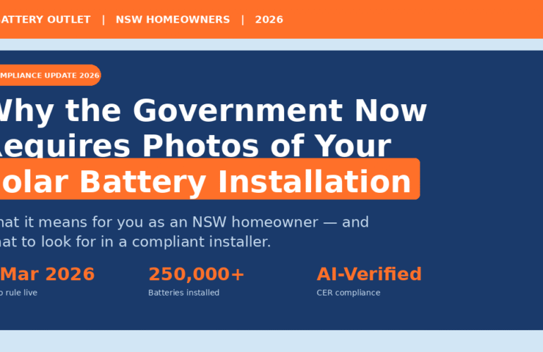 Solar battery photo requirements NSW homeowners 2026 compliance guide