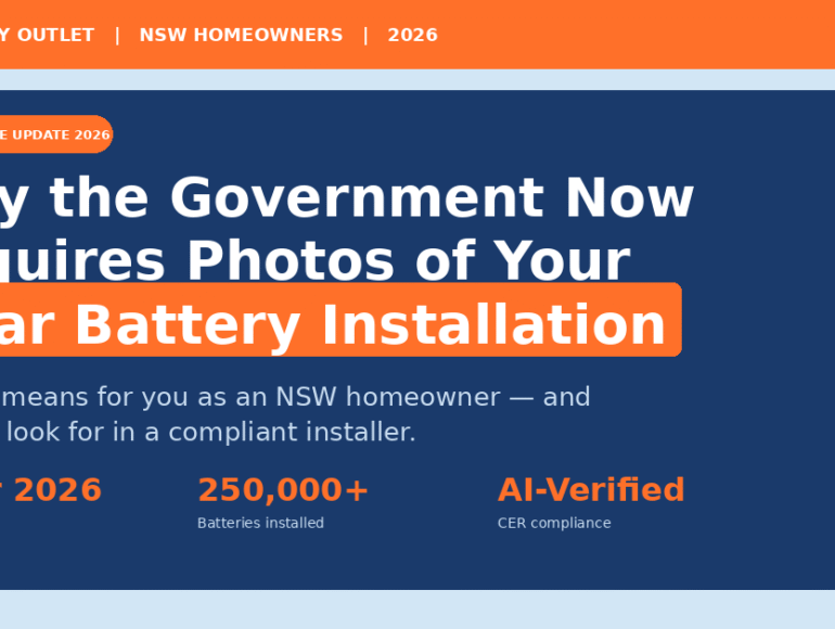Solar battery photo requirements NSW homeowners 2026 compliance guide