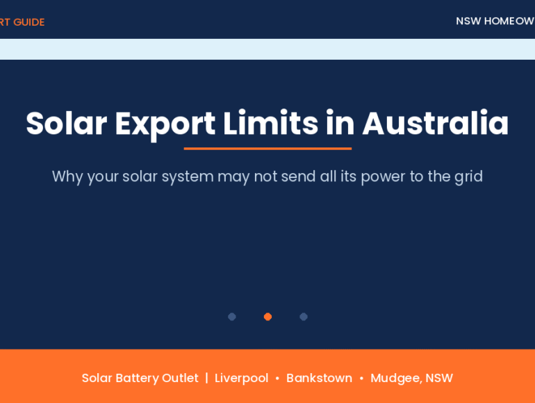 Solar Export Limits in Australia