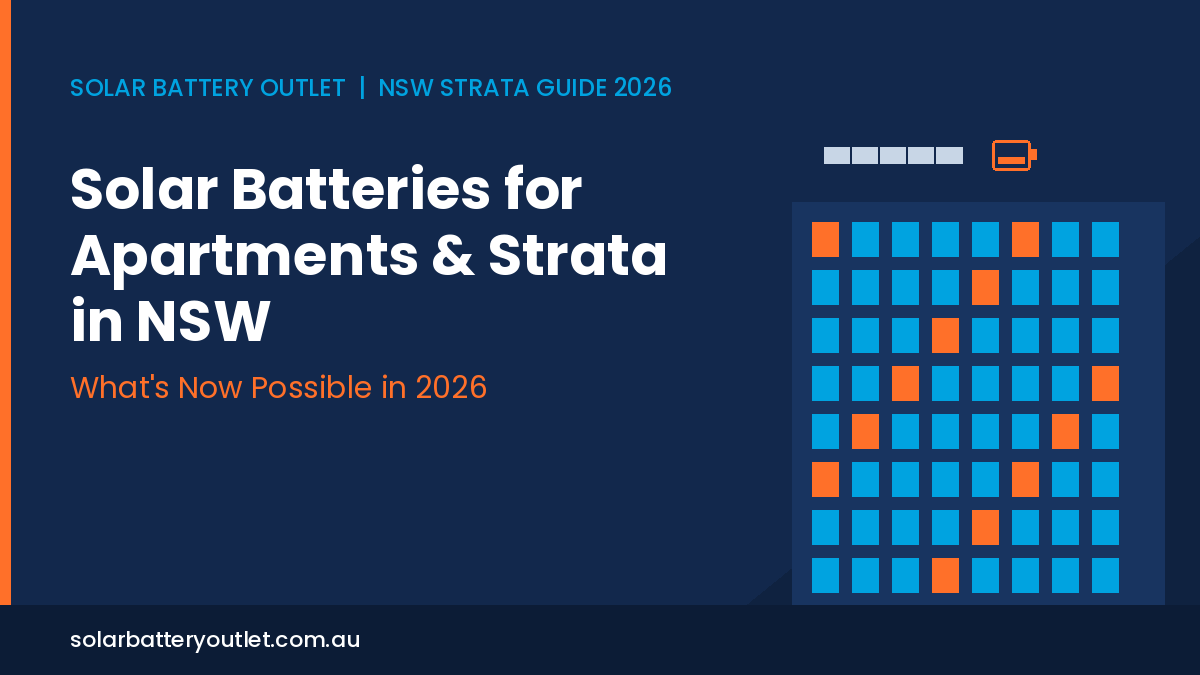 Solar Batteries for Apartments and Strata in NSW