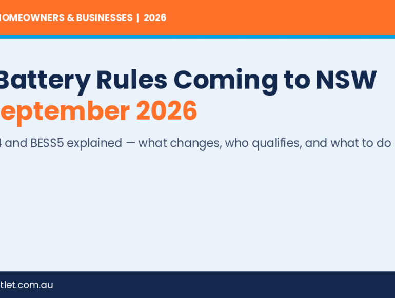 New NSW battery rules from 1 September 2026 for homeowners and businesses