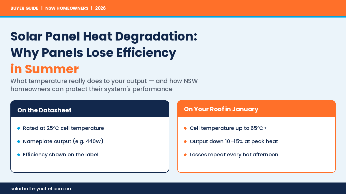 Solar Panel Heat Degradation