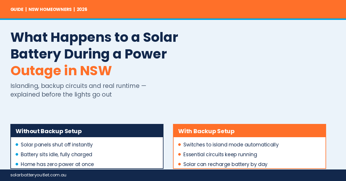 solar battery power outage
