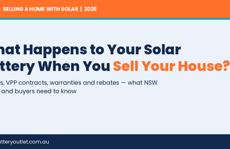 What happens to your solar battery when you sell your house, NSW 2026