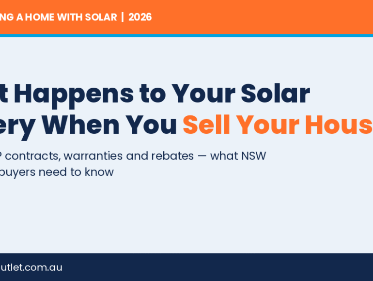 What happens to your solar battery when you sell your house, NSW 2026