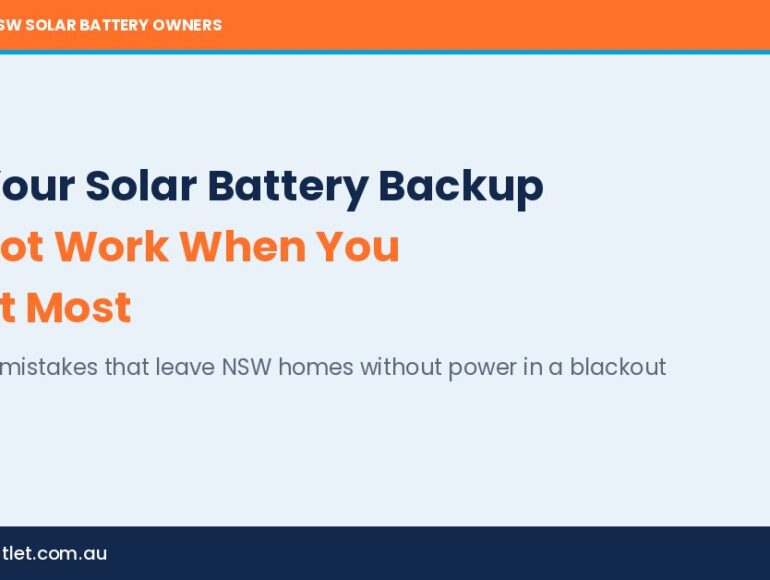 Why Your Solar Battery Backup May Not Work When You Need It Most