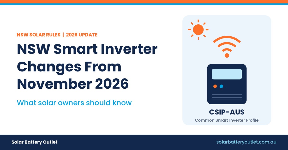 NSW Smart Inverter Changes